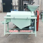 水稻脫芒機，黑龍江水稻打毛機、家用水稻去芒機，水稻脫芒機裝車